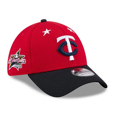 Men's New Era Red/Navy Minnesota Twins 2025 MLB All-Star Game 39THIRTY Flex Hat