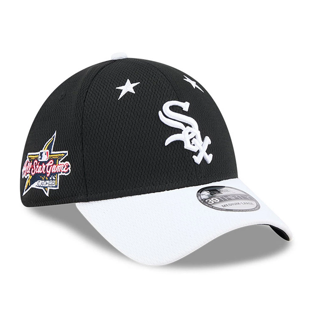 Men's New Era Black/White Chicago White Sox 2025 MLB All-Star Game 39THIRTY Flex Hat
