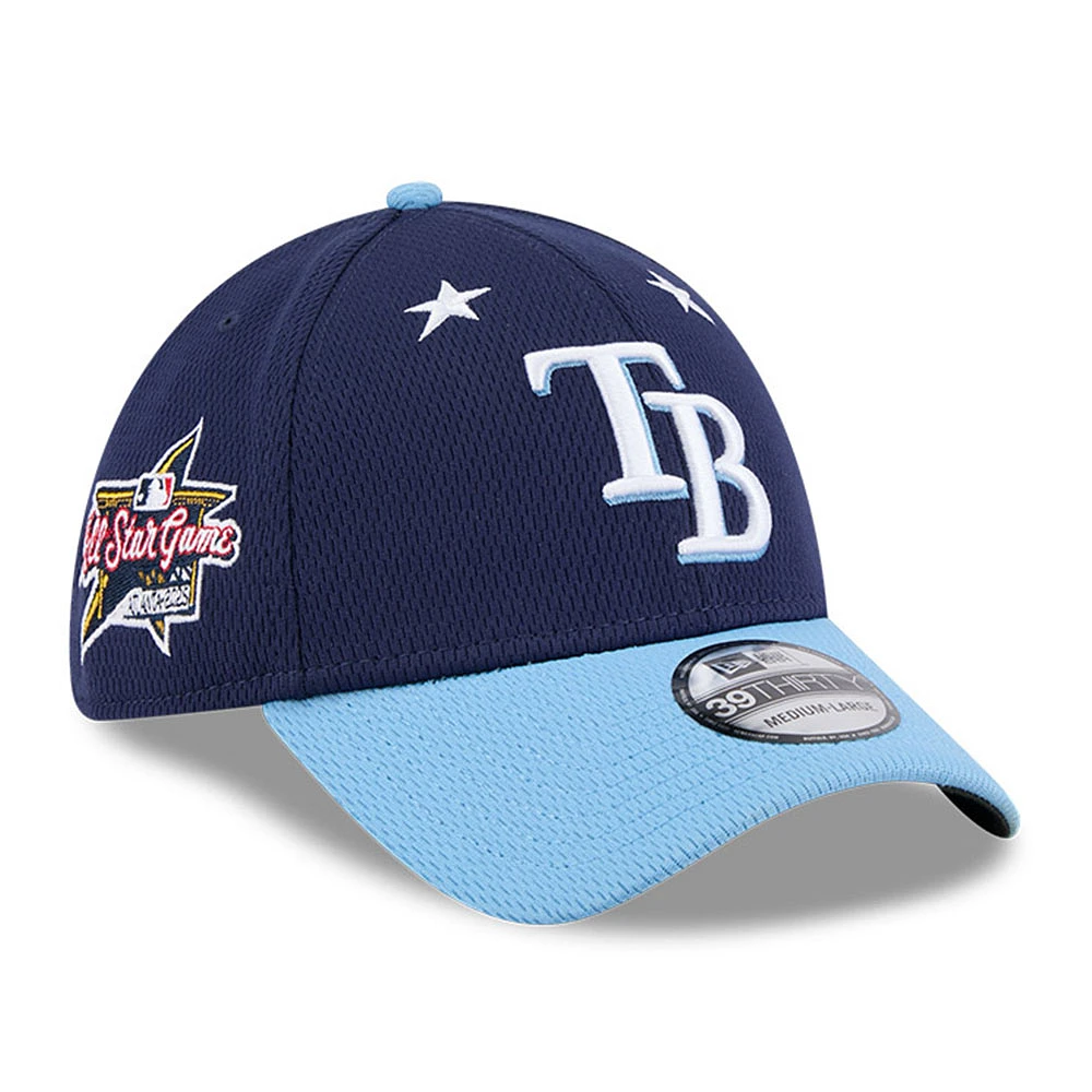 Men's New Era Navy/Light Blue Tampa Bay Rays 2025 MLB All-Star Game 39THIRTY Flex Hat