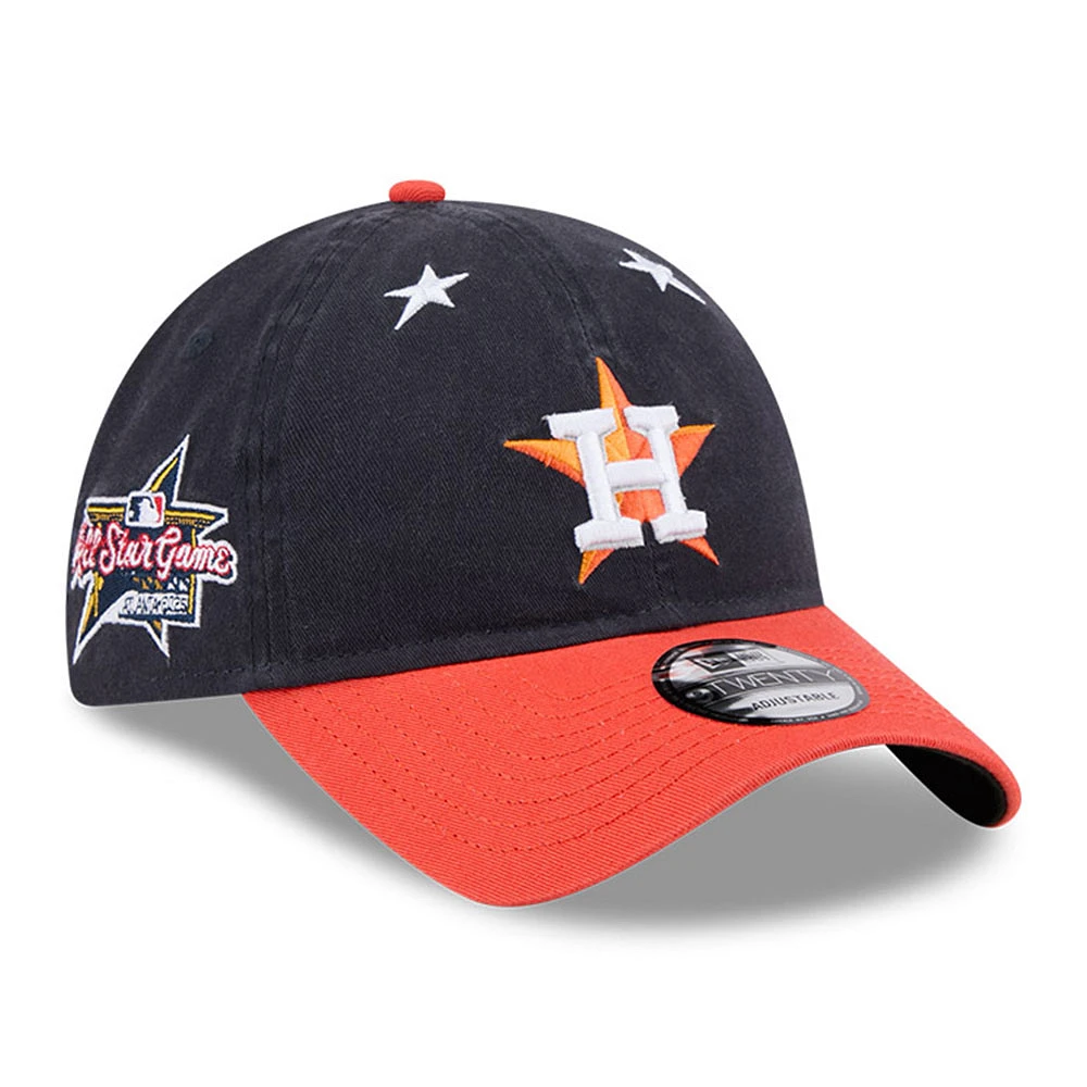 Men's New Era Navy/Orange Houston Astros 2025 MLB All-Star Game 9TWENTY Adjustable Hat