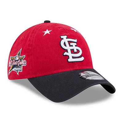 Men's New Era Red/Navy St. Louis Cardinals 2025 MLB All-Star Game 9TWENTY Adjustable Hat