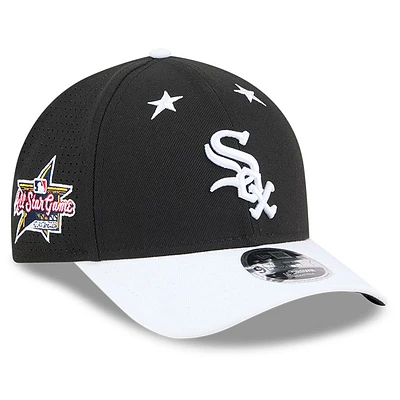 Men's New Era Black/White Chicago White Sox 2025 MLB All-Star Game 9FORTY M-Crown Adjustable Hat