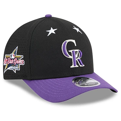 Men's New Era Black/Purple Colorado Rockies 2025 MLB All-Star Game 9FORTY M-Crown Adjustable Hat