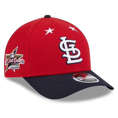 Men's New Era Red/Navy St. Louis Cardinals 2025 MLB All-Star Game 9FORTY M-Crown Adjustable Hat