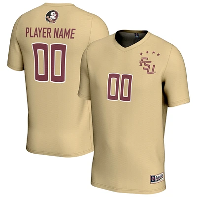 Youth GameDay Greats Gold Florida State Seminoles NIL Pick-A-Player Lightweight Collegiate Women's Soccer Fashion Jersey