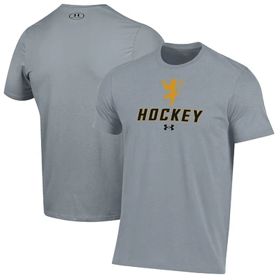 Men's Under Armour Gray St. Olaf Oles Hockey Performance T-Shirt