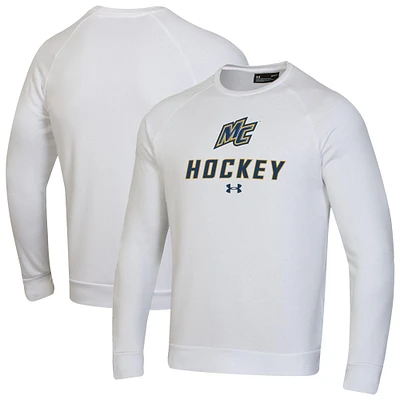 Men's Under Armour Merrimack College Warriors Hockey Rival Fleece Pullover Sweatshirt