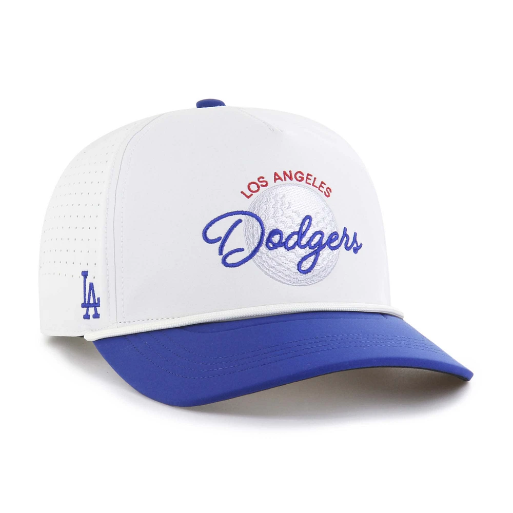 Men's '47 White/Royal Los Angeles Dodgers Gimmie Golf Hitch Rope Adjustable Hat