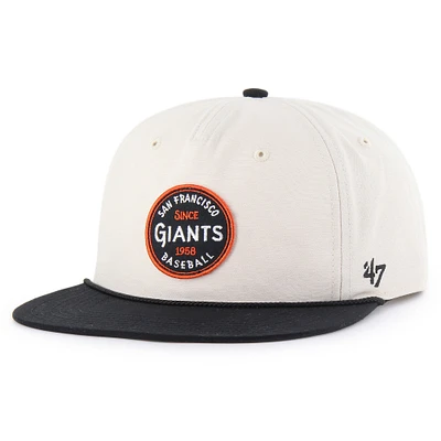 Men's '47 Cream San Francisco Giants Payson Captain Adjustable Hat