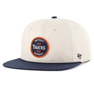 Men's '47 Cream Detroit Tigers Payson Captain Adjustable Hat