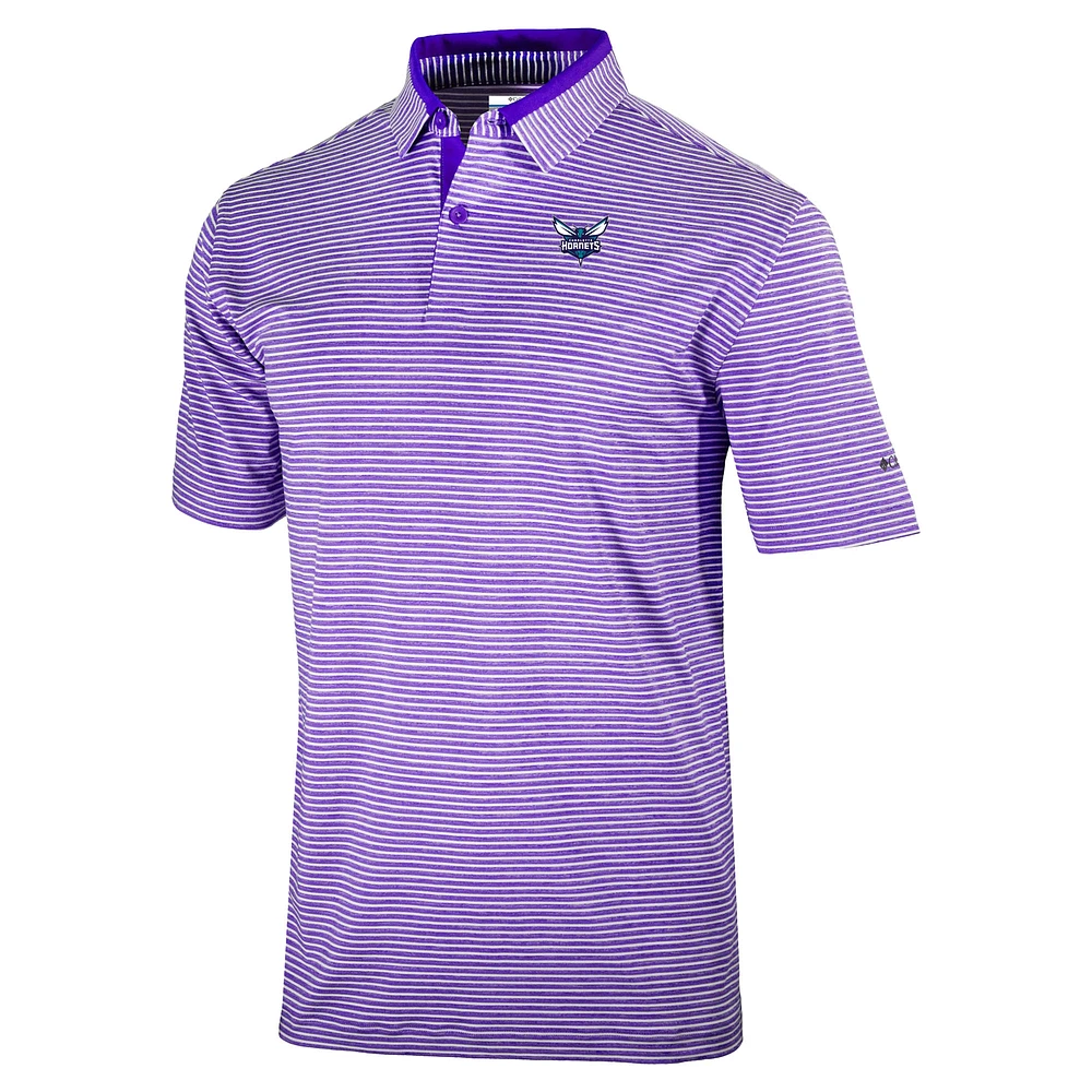 Men's Columbia Charlotte Hornets Golden Hills Polo
