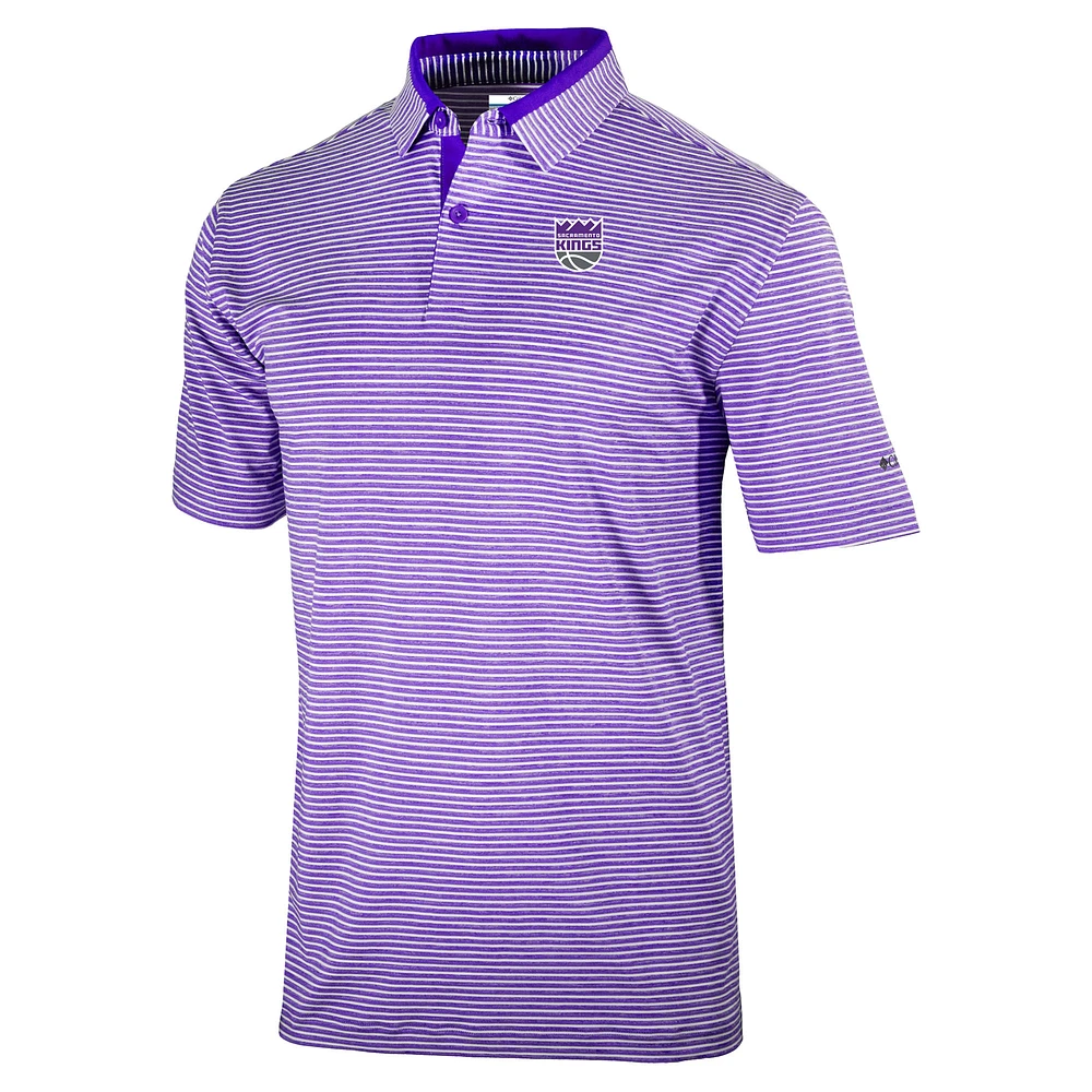 Men's Columbia Purple Sacramento Kings Golden Hills Polo