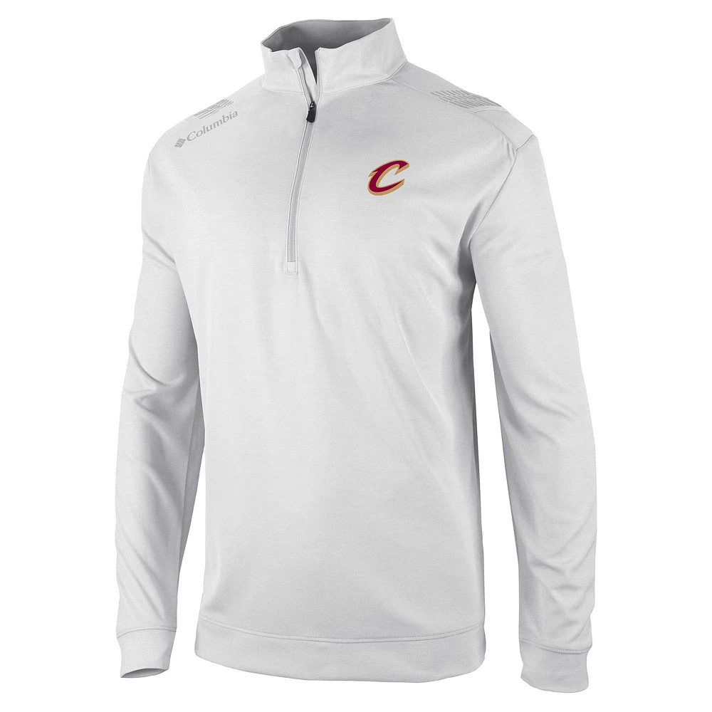 Men's Columbia Cleveland Cavaliers Oakland Downs Quarter-Zip Pullover