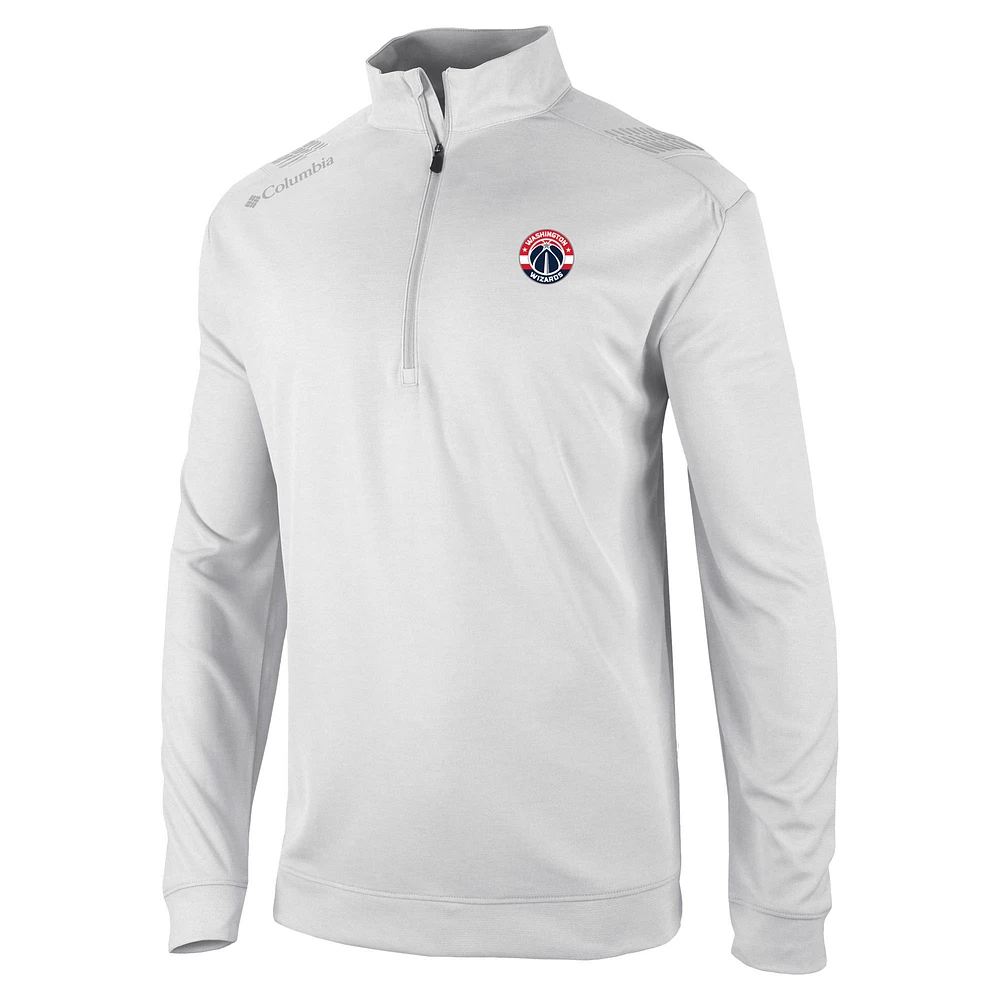 Men's Columbia Washington Wizards Oakland Downs Quarter-Zip Pullover