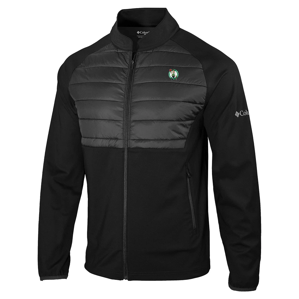 Men's Columbia Black Boston Celtics The Element Full-Zip Jacket