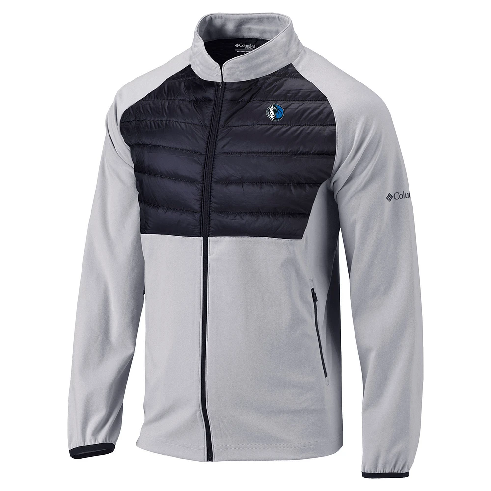 Men's Columbia Gray Dallas Mavericks The Element Full-Zip Jacket