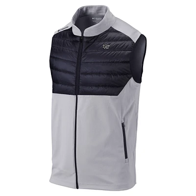 Men's Columbia Brooklyn Nets Omni-Wick The Element Full-Zip Vest