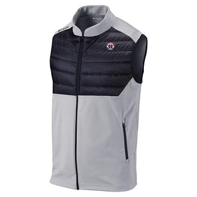 Men's Columbia Gray Washington Wizards Omni-Wick The Element Full-Zip Vest