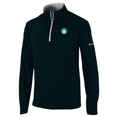 Men's Columbia Boston Celtics Omni-Wick Wickhams Hills Quarter-Zip Pullover Top