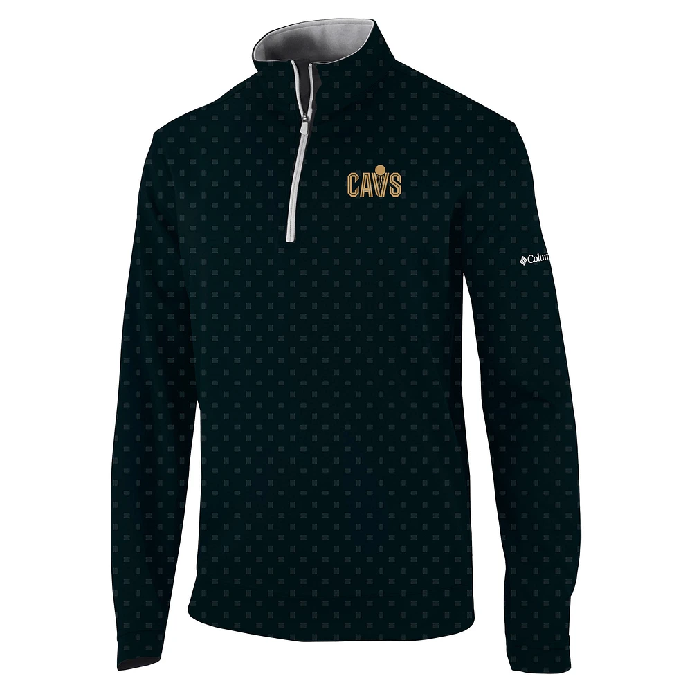 Men's Columbia Cleveland Cavaliers Omni-Wick Wickhams Hills Quarter-Zip Pullover Top