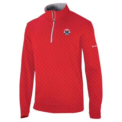 Men's Columbia Washington Wizards Omni-Wick Wickhams Hills Quarter-Zip Pullover Top