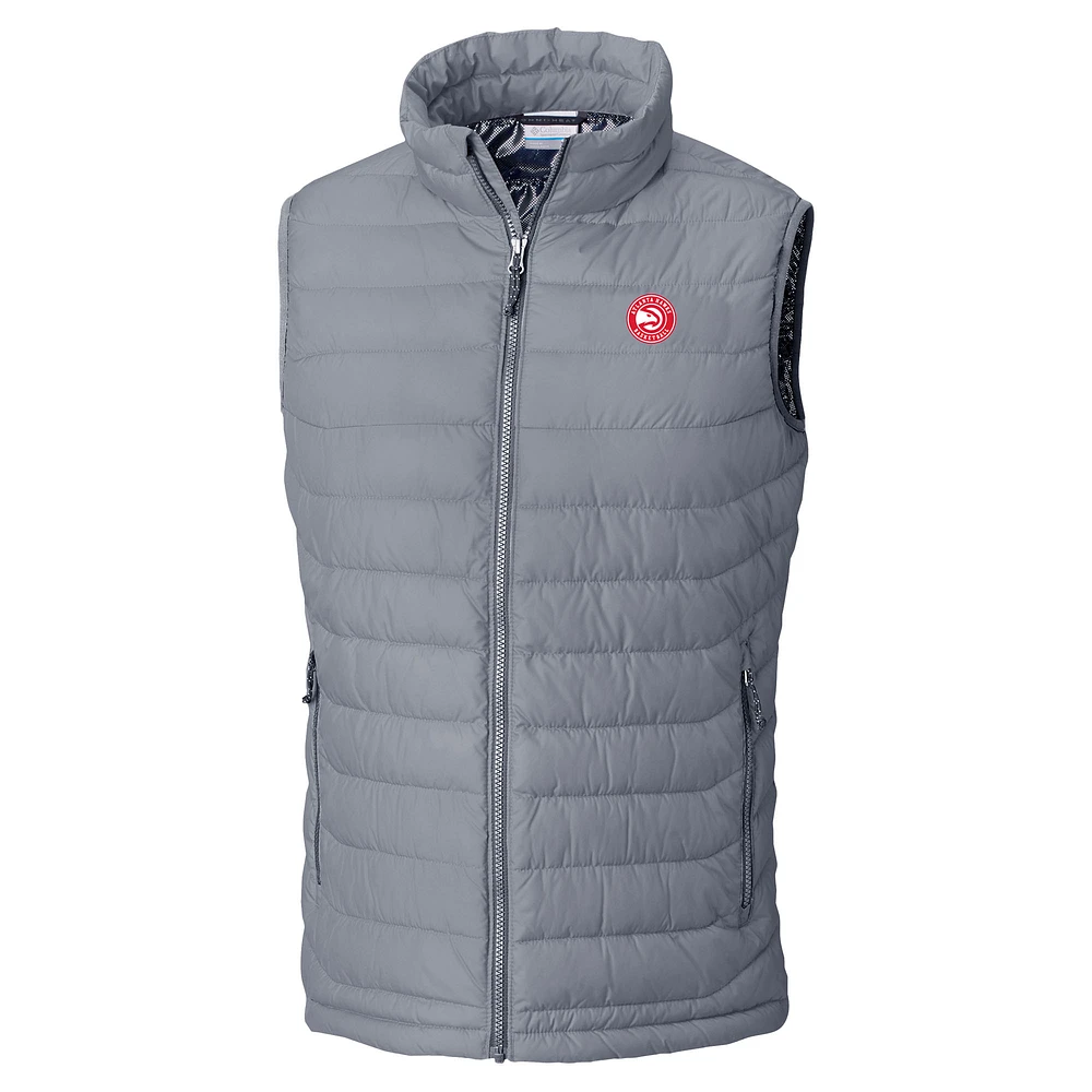 Men's Columbia Atlanta Hawks Powder Lite Omni-Heat Reflective Full-Zip Vest