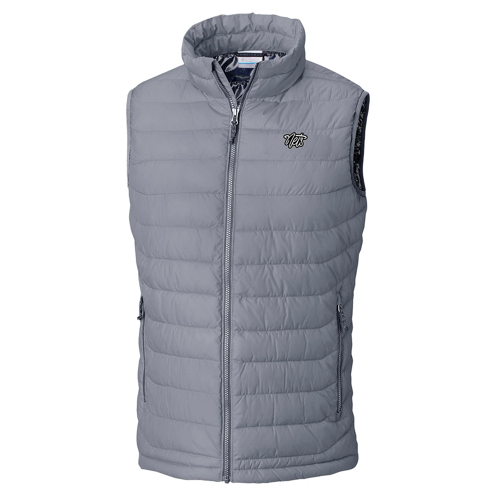 Men's Columbia Brooklyn Nets Powder Lite Omni-Heat Reflective Full-Zip Vest