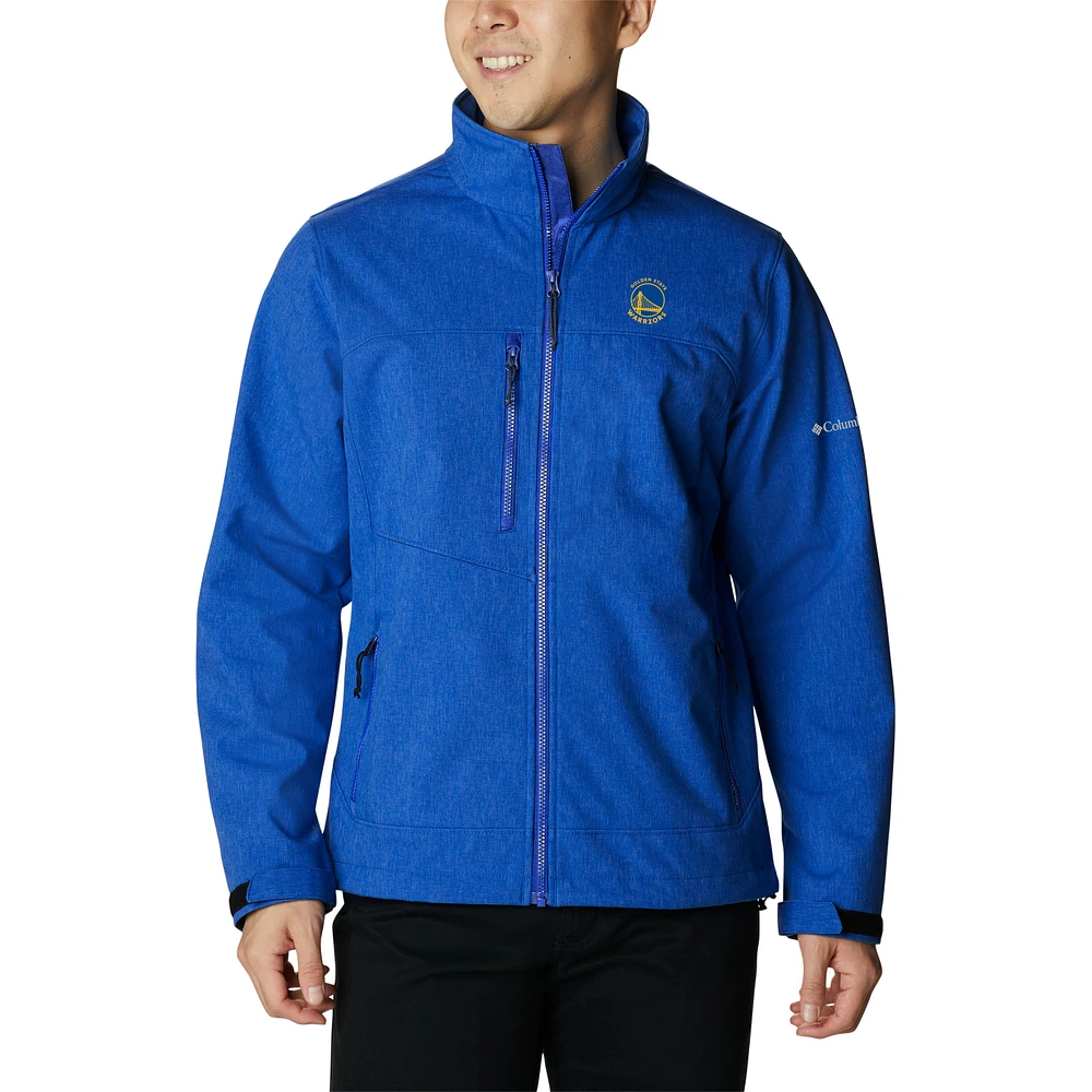 Men's Columbia Royal Golden State Warriors Ascender II Full-Zip Jacket