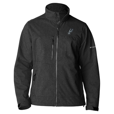 Men's Columbia Black San Antonio Spurs Ascender II Full-Zip Jacket