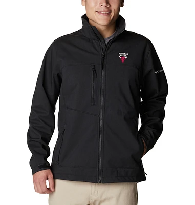 Men's Columbia Black Chicago Bulls Ascender II Full-Zip Jacket