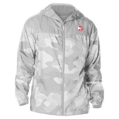 Men's Columbia Atlanta Hawks Camo Flash Challenger Windbreaker Full-Zip Jacket