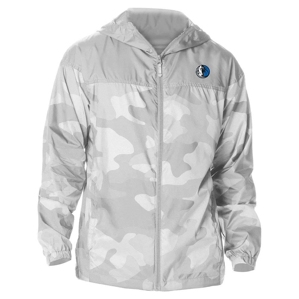 Men's Columbia Dallas Mavericks Camo Flash Challenger Windbreaker Full-Zip Jacket