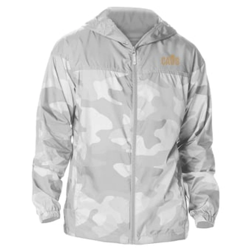 Men's Columbia Cleveland Cavaliers Camo Flash Challenger Windbreaker Full-Zip Jacket