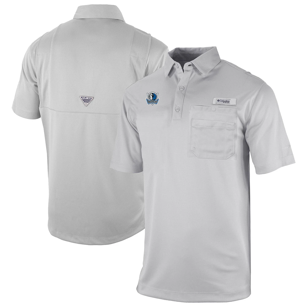 Men's Columbia Dallas Mavericks Omni-Wick Flycaster Pocket Polo