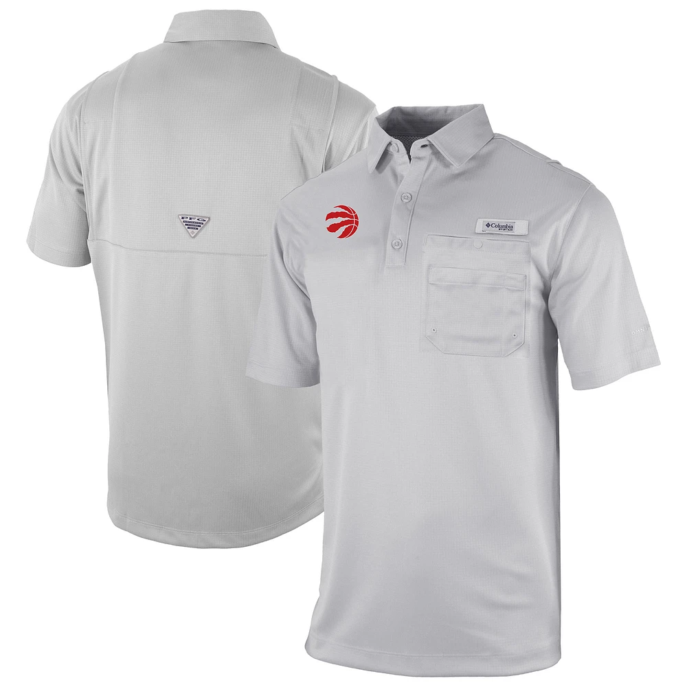 Men's Columbia Toronto Raptors Omni-Wick Flycaster Pocket Polo