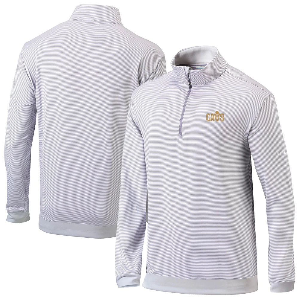 Men's Columbia / Cleveland Cavaliers Omni-Wick Even Lie Quarter-Zip Pullover