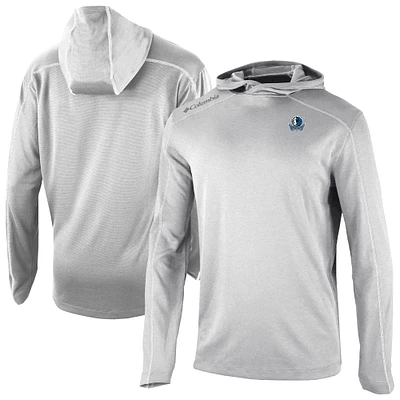 Men's Columbia Gray Dallas Mavericks Omni-Wick Shotgun Pullover Hoodie