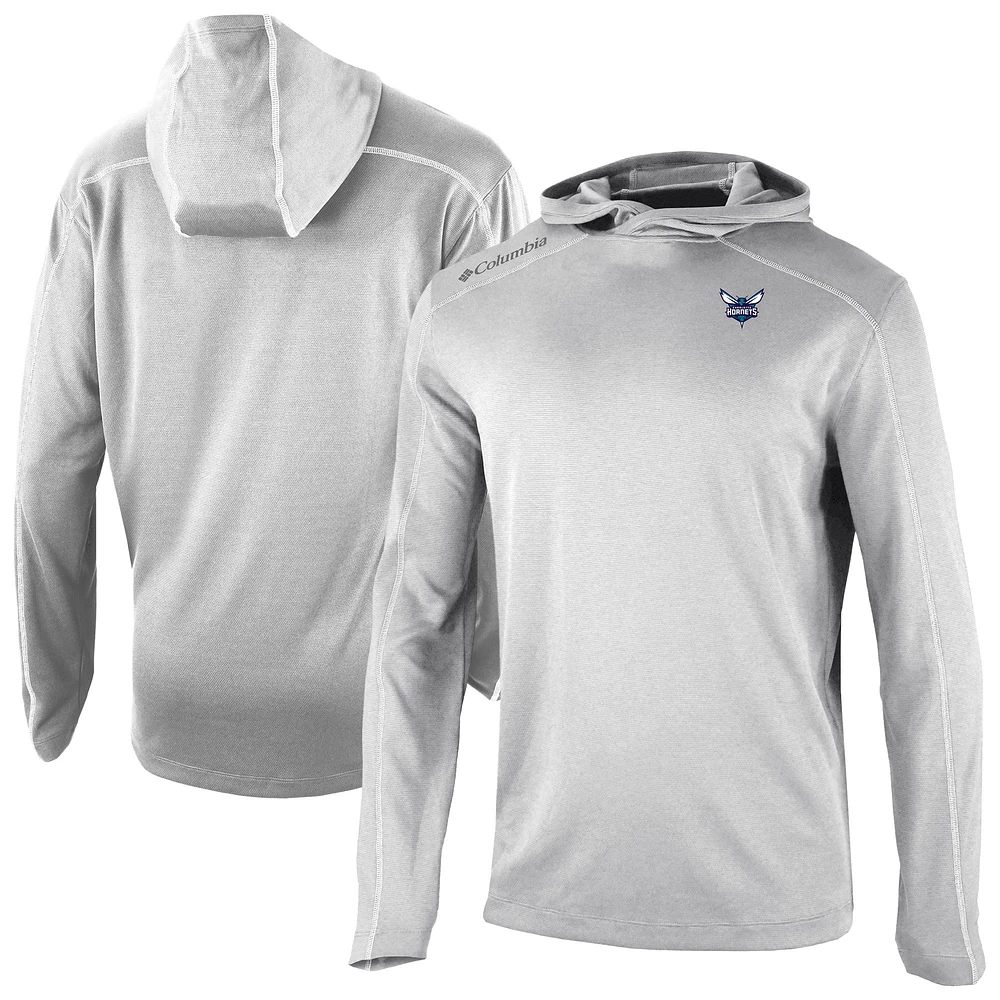 Men's Columbia Charlotte Hornets Omni-Wick Shotgun Pullover Hoodie