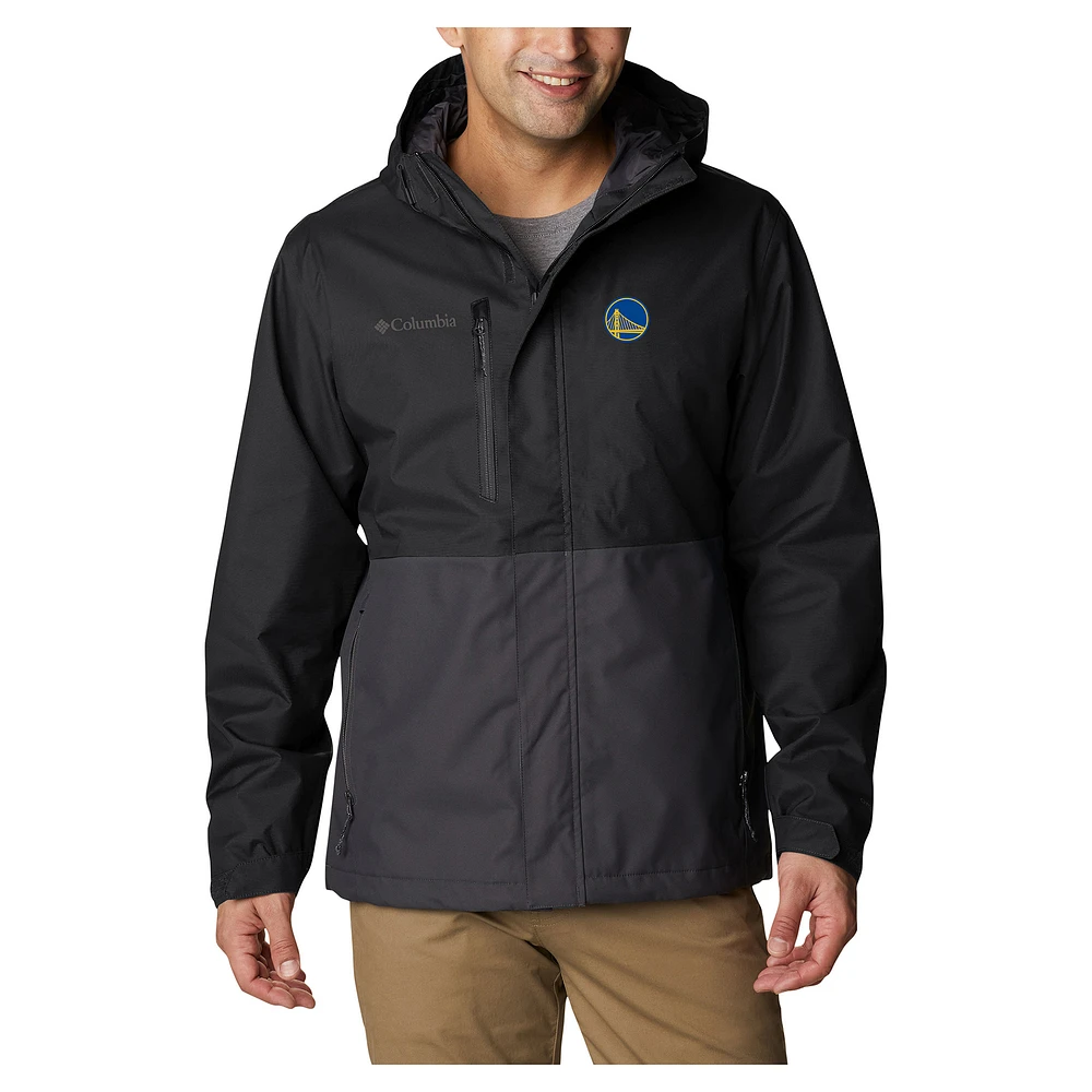 Men's Columbia Black Golden State Warriors Hikebound Full-Zip Jacket