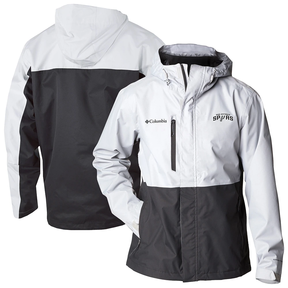 Men's Columbia White San Antonio Spurs Hikebound Full-Zip Jacket