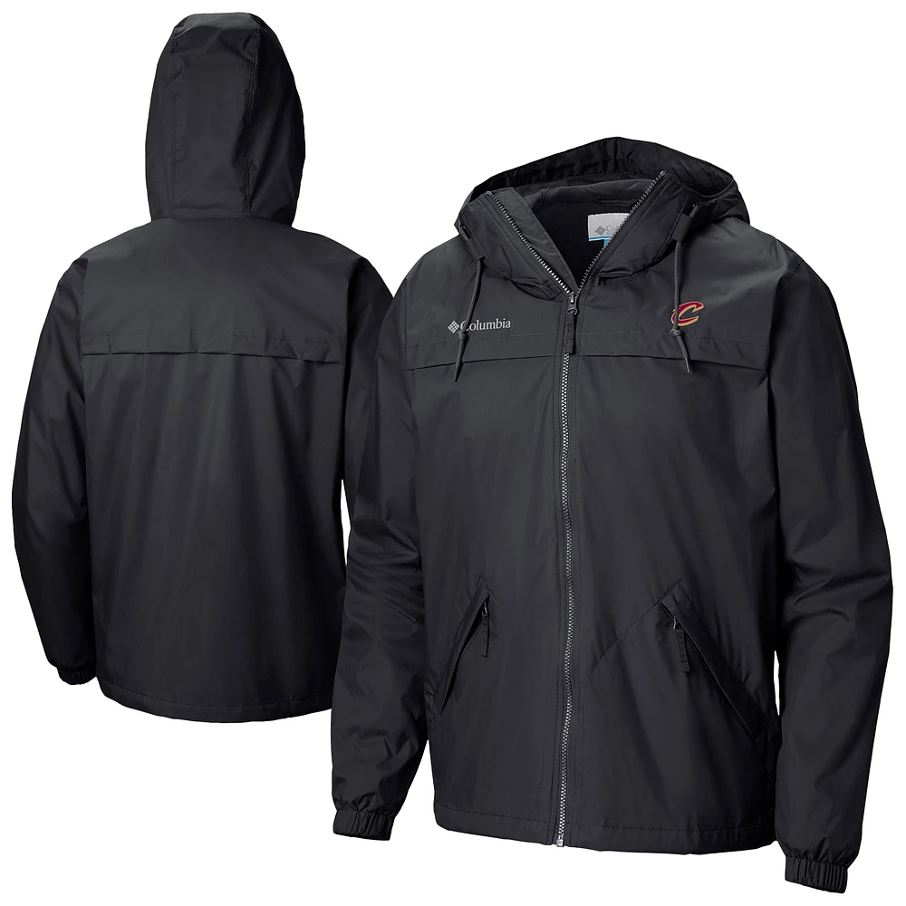 Men's Columbia Black Cleveland Cavaliers Oroville Creek Lined Full-Zip Jacket