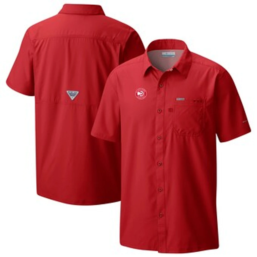 Men's Columbia Atlanta Hawks Slack Tide Camp Button-Up Shirt