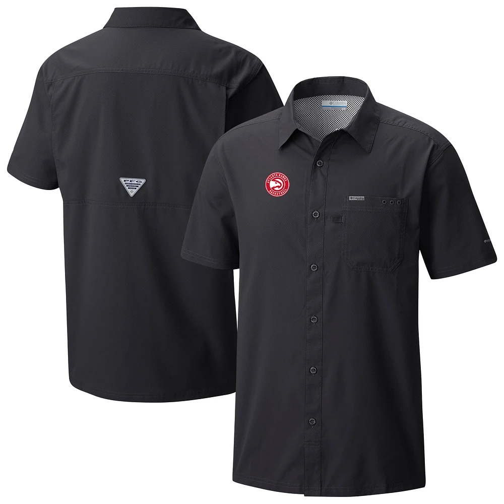 Men's Columbia Atlanta Hawks Slack Tide Camp Button-Up Shirt