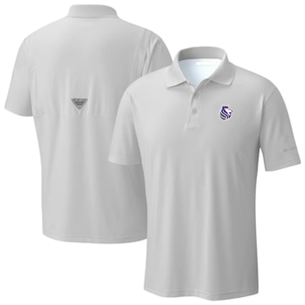 Men's Columbia White Sacramento Kings Low Drag Offshore Polo