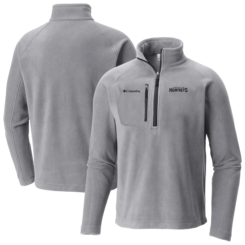 Men's Columbia Charlotte Hornets Fast Trek III Half-Zip Fleece Pullover