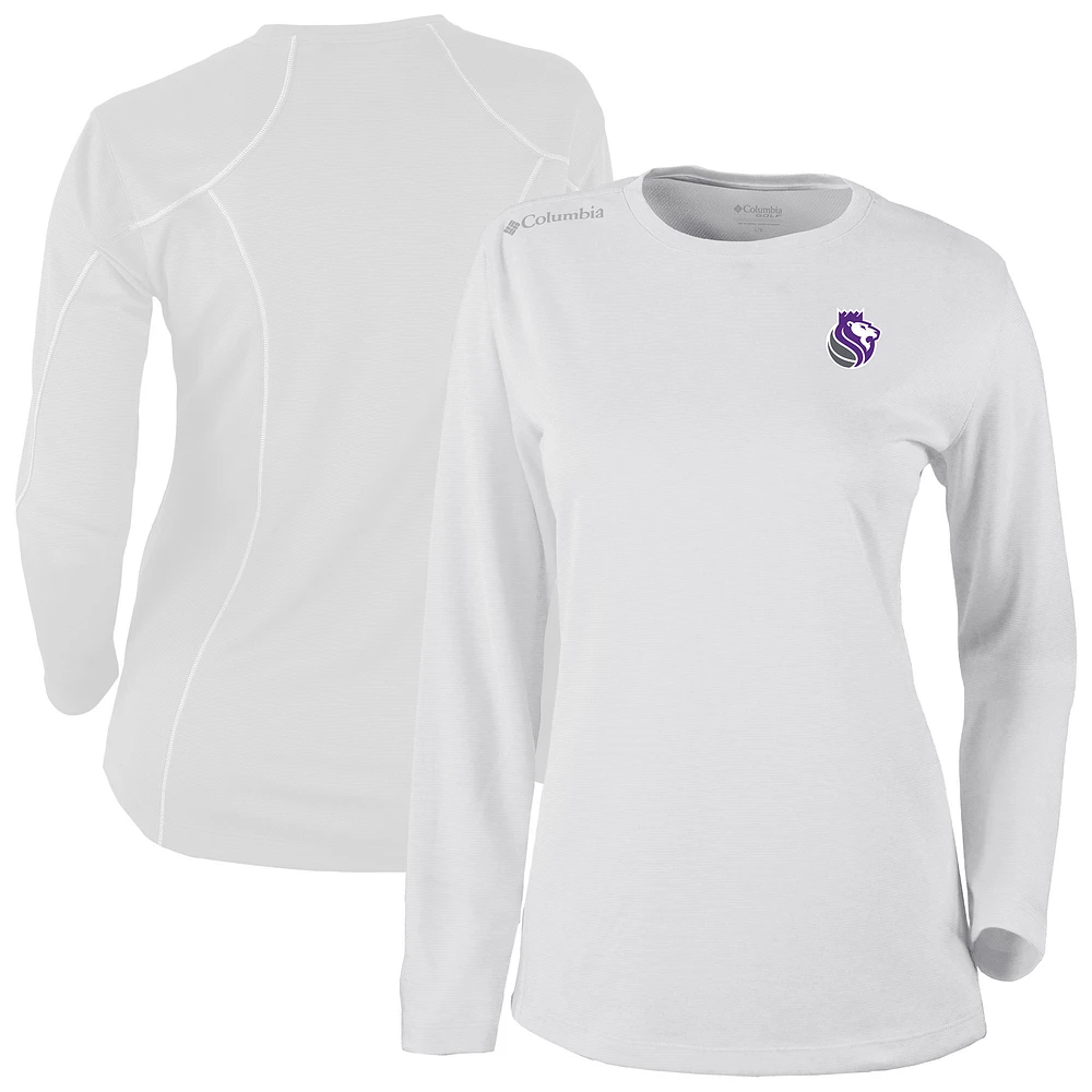 Women's Columbia Sacramento Kings Omni-Wick Shotgun Pullover Top