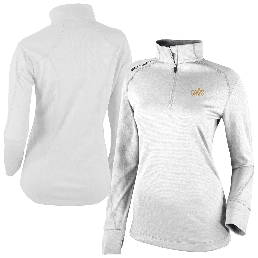 Women's Columbia Cleveland Cavaliers Omni-Wick Shotgun 2.0 Quarter-Zip Pullover Top