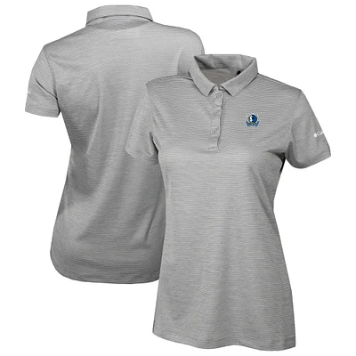 Women's Columbia Gray Dallas Mavericks Omni-Wick Set II Polo