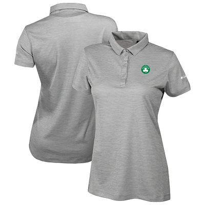 Women's Columbia Gray Boston Celtics Omni-Wick Set II Polo