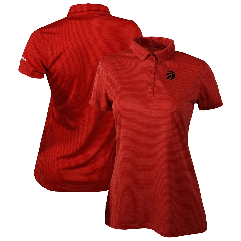 Women's Columbia Red Toronto Raptors Omni-Wick Set II Polo